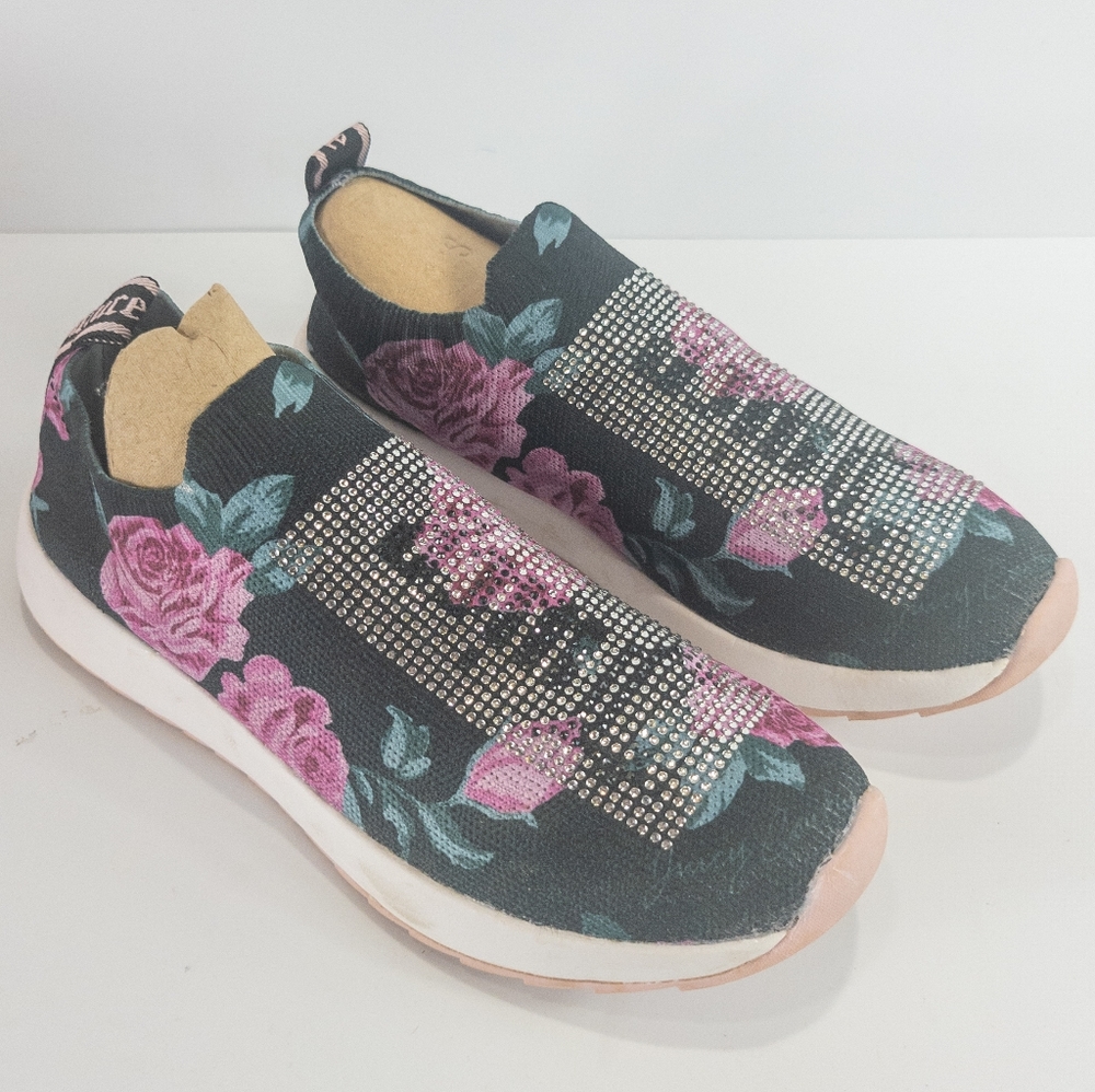 Juicy Couture Ablaze Jogger Sneakers Floral -6.5 - Picture 6 of 9